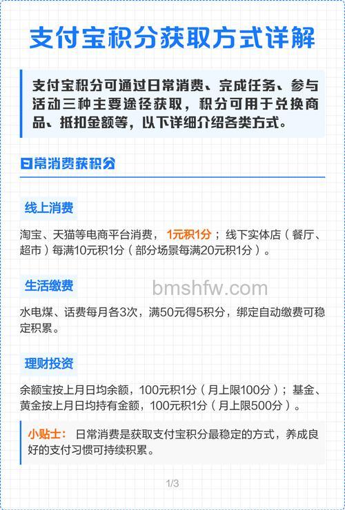 支付宝积分有什么用 支付宝积分获取方法【详解】