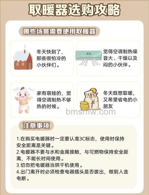 选购电暖气注意事项：品牌、安全与使用需求详解