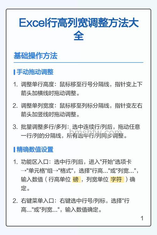 Excel列宽如何快速调整？自动匹配与统一设置方法