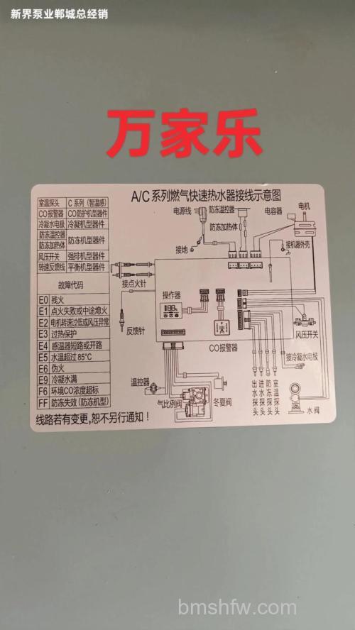 万家乐燃气热水器E7故障代码:过热保护故障详解与解决
