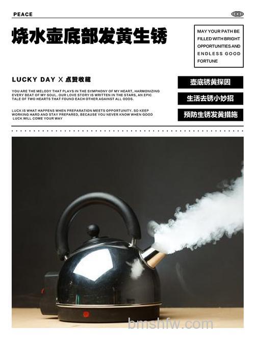 电热水壶底部有锈斑如何解决？清洁方法与注意事项详解