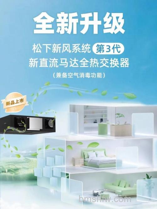 松下新风空气净化器好不好?优势与功能介绍