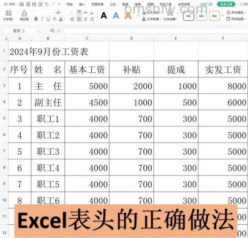 Excel斜线表头制作技巧:三栏与另类倾斜设计