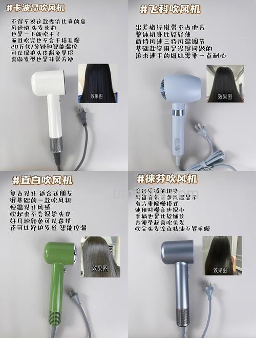 负离子吹风机和传统吹风机有什么差别?品牌与使用注意事项