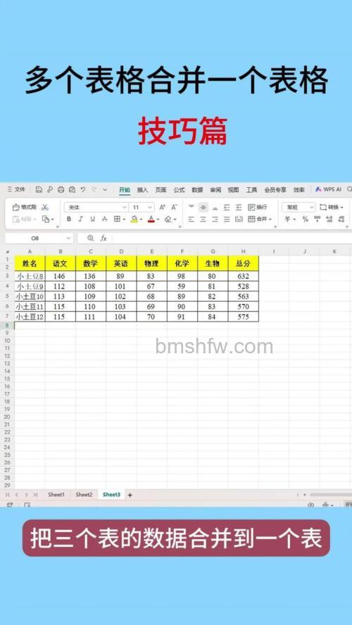 如何合并多个Excel表格?合并多个Excel工作表的方法