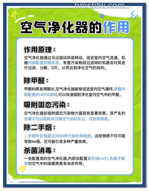 空气净化器作用详解:滤除杂质、吸附异味与美容护肤