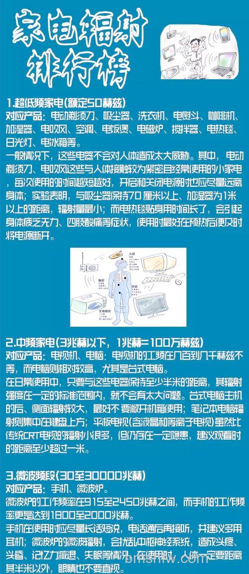 家电辐射有哪些危害?常见电器辐射介绍与防范方法