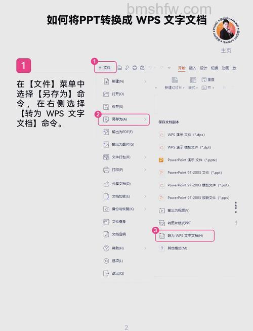 WPS演示文件怎么转换成PPT格式的DOC文件？详细步骤教你轻松转换