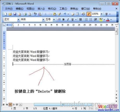 WPS中分隔符与页码设置方法