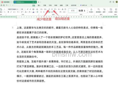 wps文字怎么设置段落格式 wps文字设置段落格式的方法