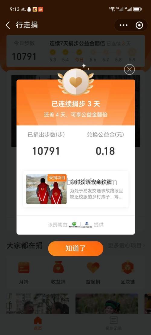 支付宝app怎么查看自己捐了多少步 支付宝app查看自己捐了多少步方法【教程】