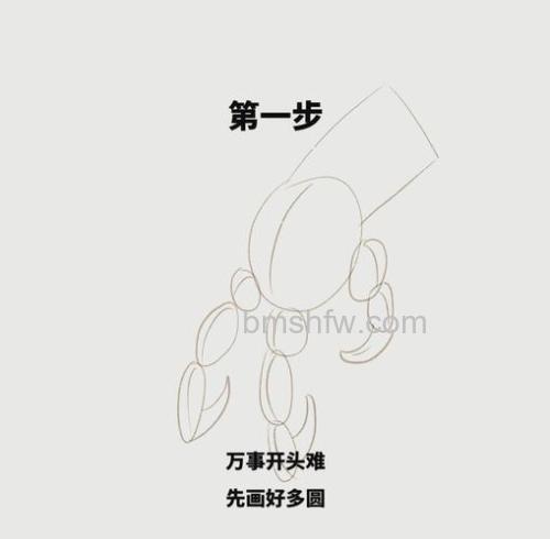 如何使用PS路径功能给昆虫足上画尖刺
