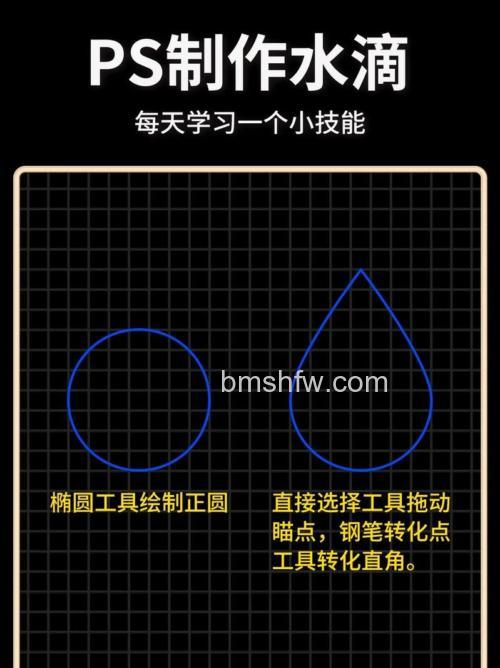 如何用PS制作小水滴
