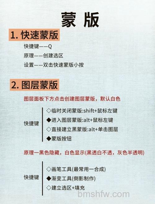 PS 打开蒙版的快捷键是什么的啊？？？