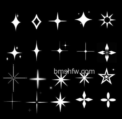 PS如何制作漂亮的星光笔刷
