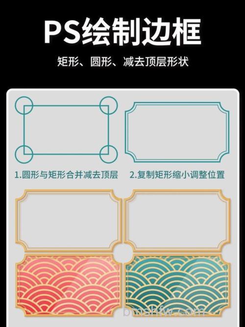怎么用Photoshop制作一个漂亮的点状边框