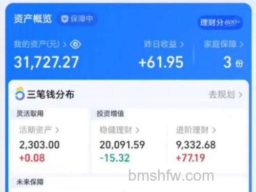 支付宝账户通的资产是什么