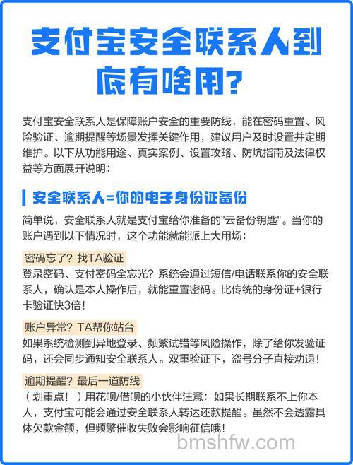 支付宝联系人的作用是什么