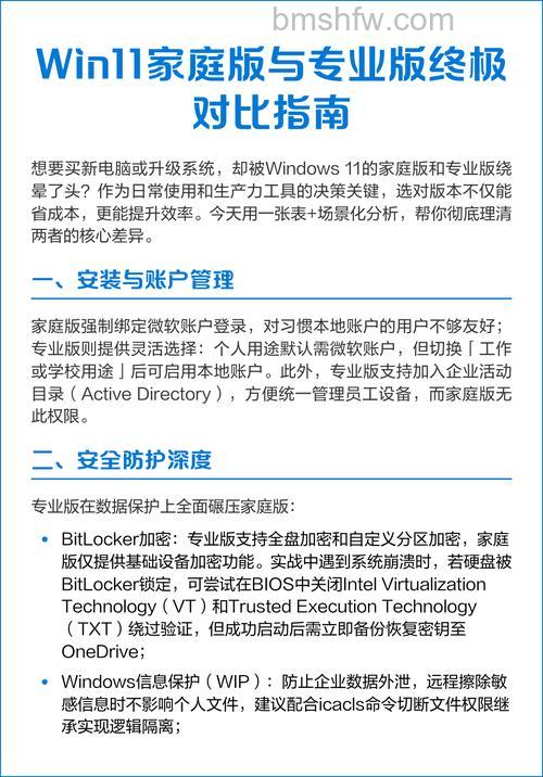 win11家庭版和专业版有什么区别 win11家庭版和专业版区别介绍【详解】