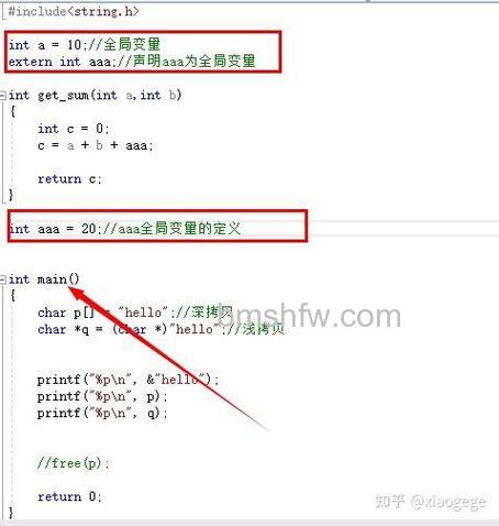 什么是全局变量