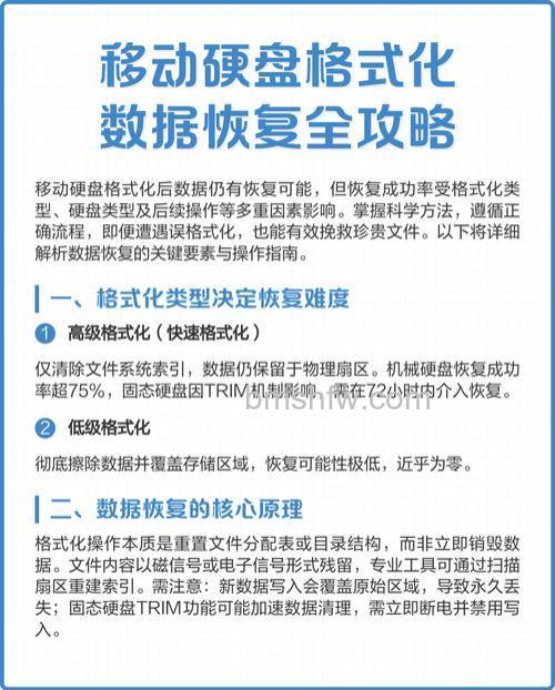 移动硬盘提示格式化怎么办?原因及解决方法