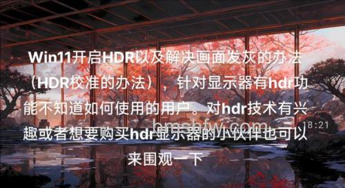 Win11如何开启hdr功能 Win11开启hdr功能操作方法【详解】